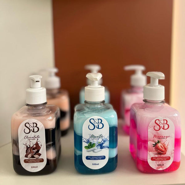 Gel Hidratante e aromatizante para virilhas coxas e bumbum