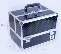 Maleta Maquiagem Profissional c/ Chaves S&B Make - Grande