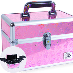 Maleta Maquiagem Profissional c/ Chaves S&B Make - Pequena