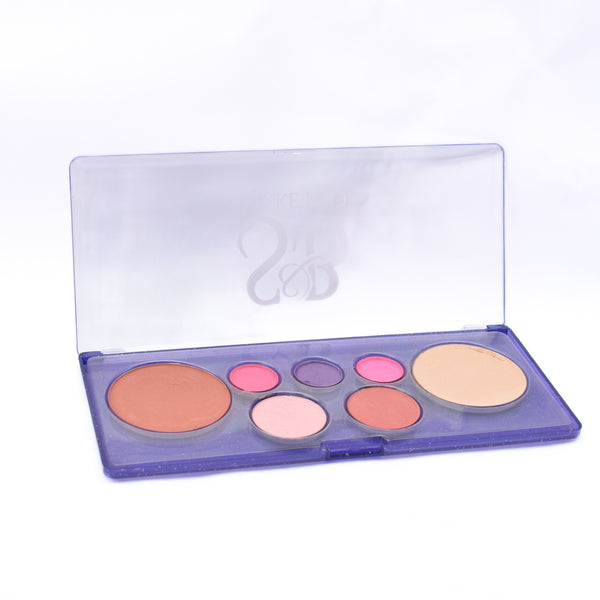 Paleta 4 em 1 -  pó, blush, iluminador e sombra S&B Make