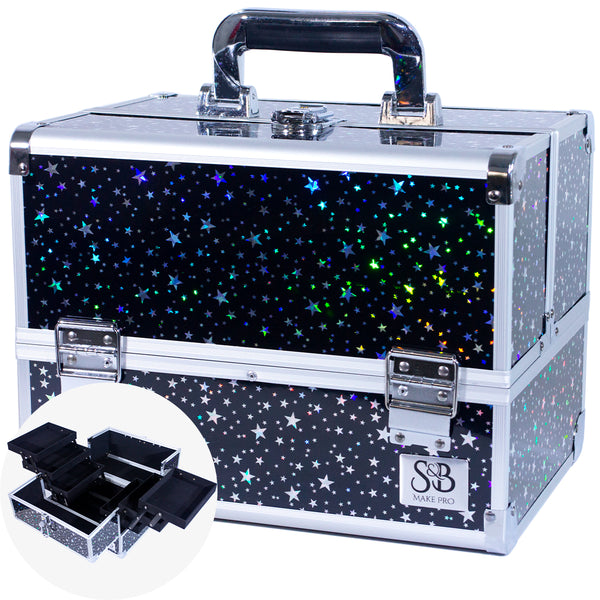 Maleta Maquiagem Profissional c/ Chaves S&B Make - Grande